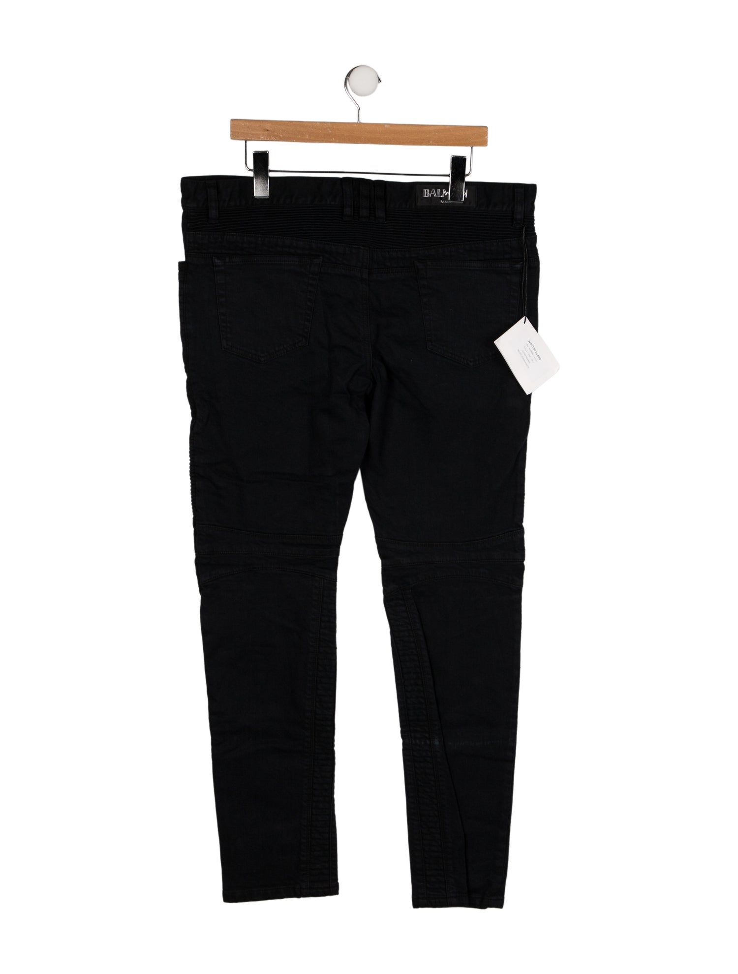 Balmain Moto Jeans w/ Tags