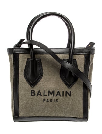 Balmain Canvas B-Army Shopper Tote