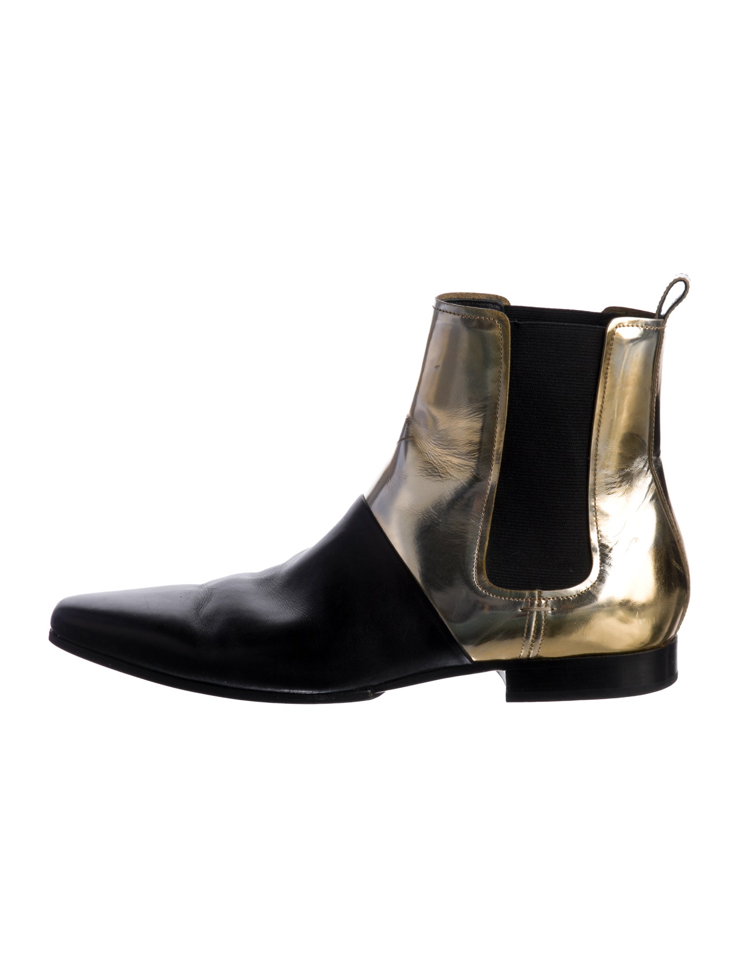 Balmain Leather Chelsea Boots