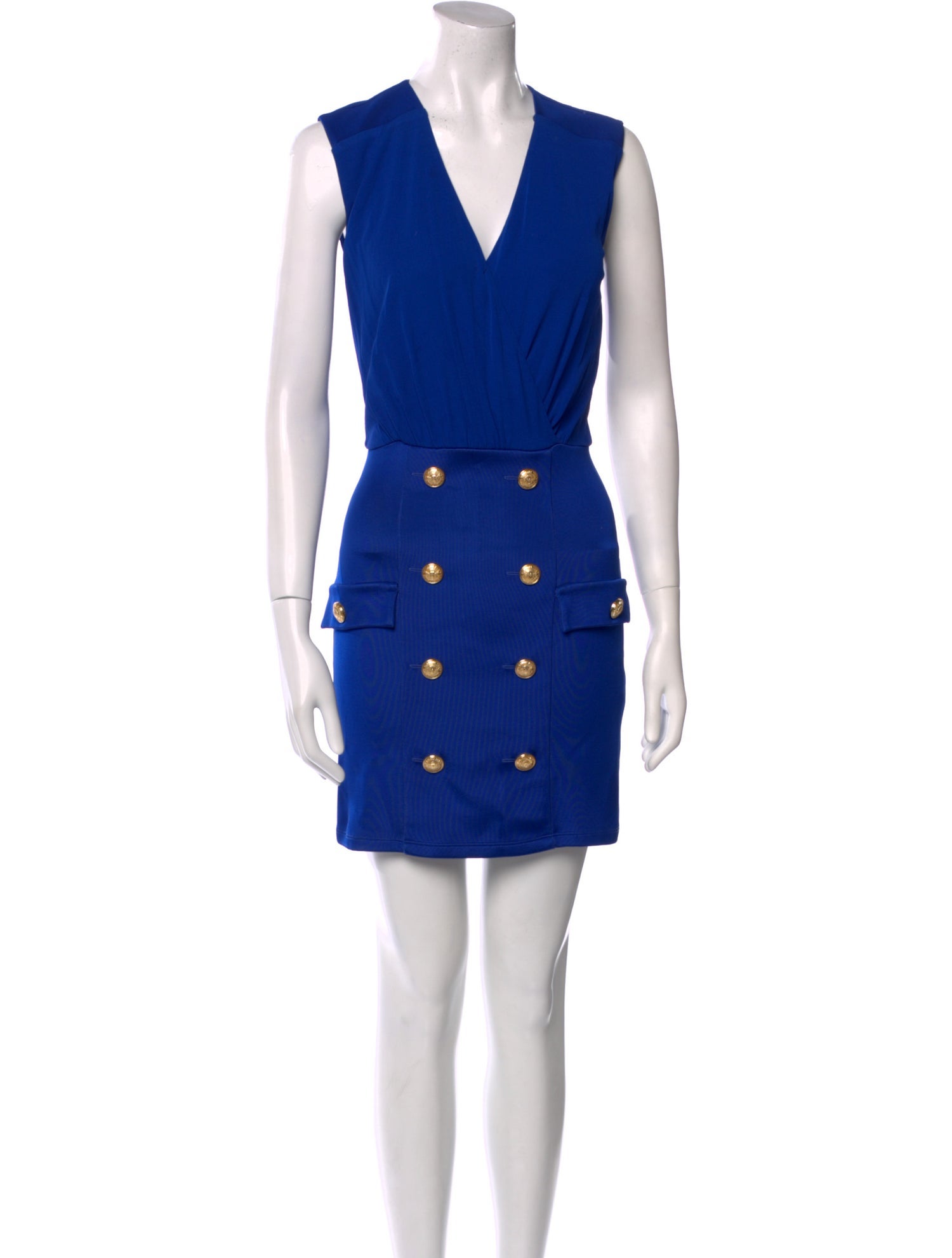 Balmain Virgin Wool Mini Dress