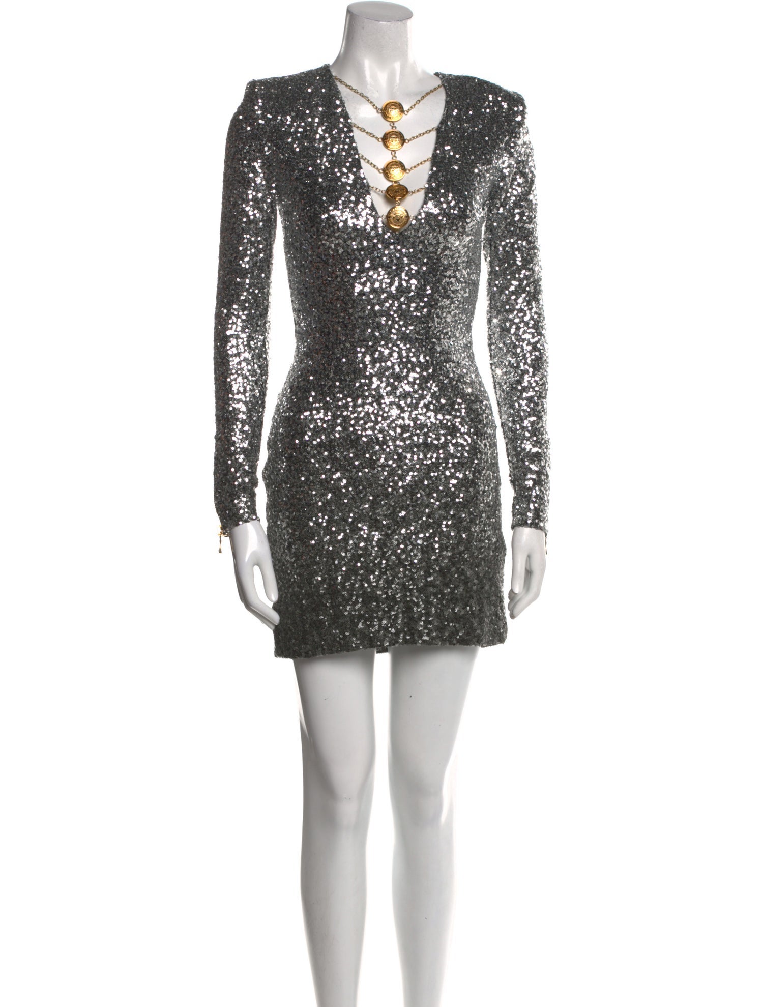 Balmain Sequin Mini Dress