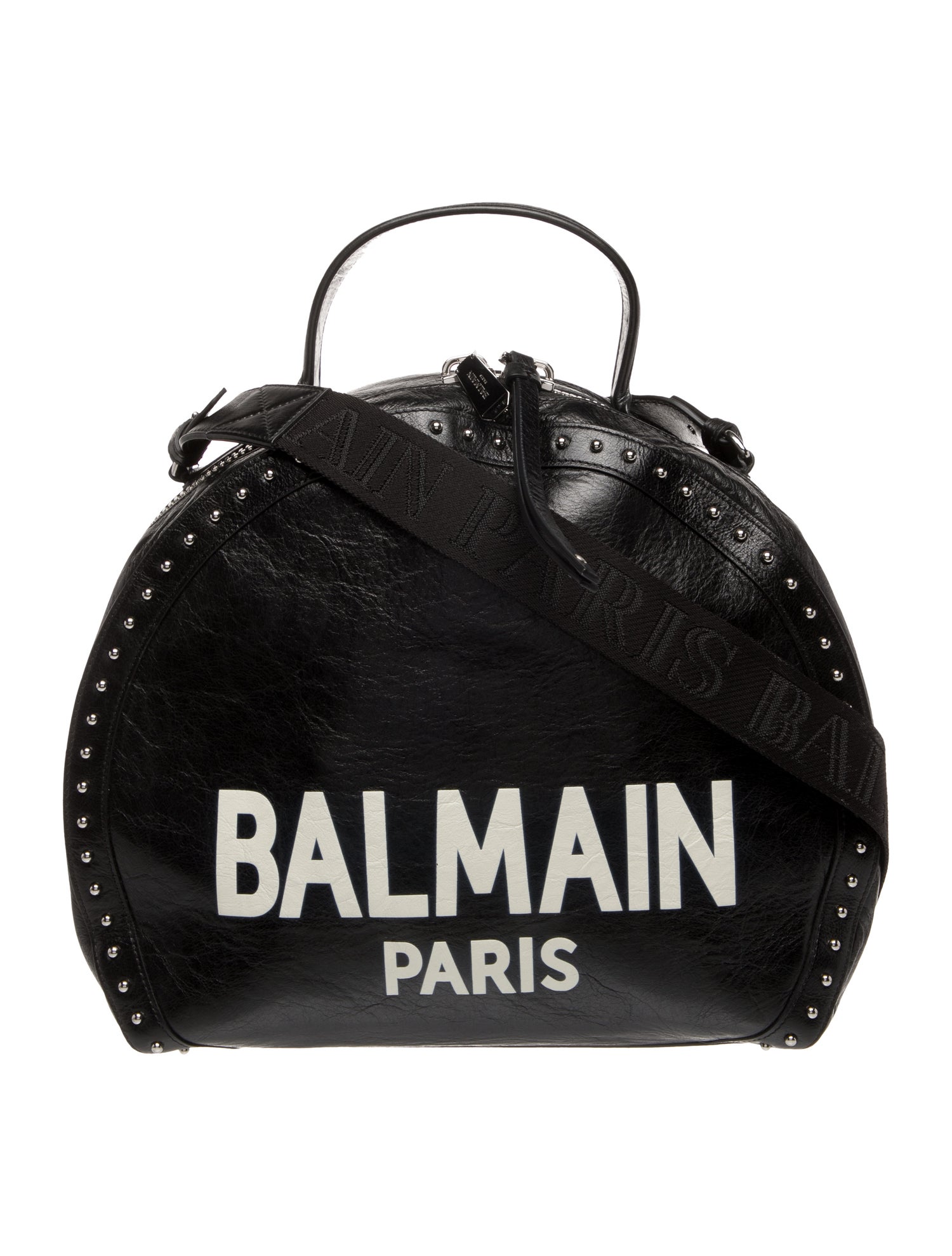Balmain Leather Shoulder Bag Medium