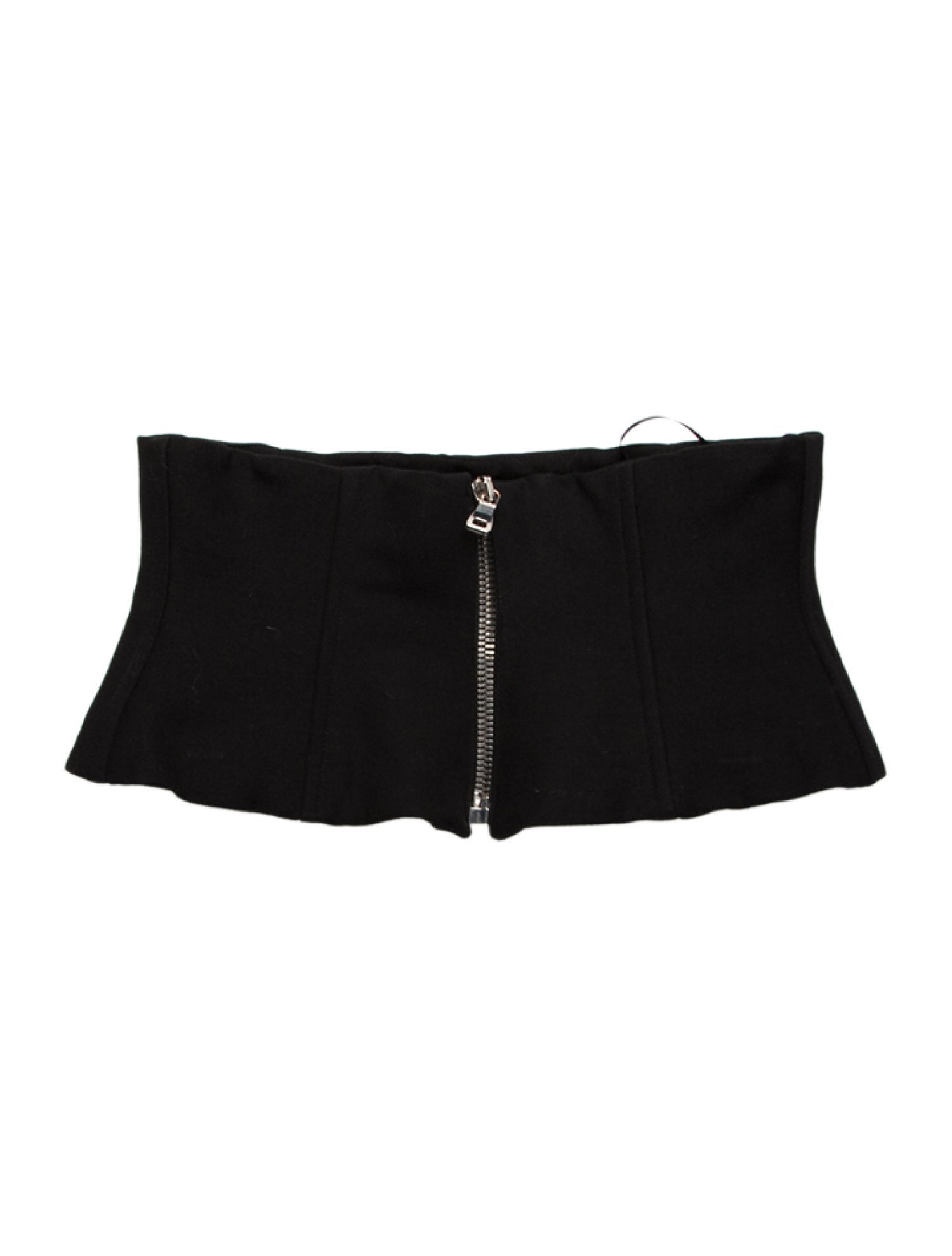 Balmain Wool Strapless Crop Top