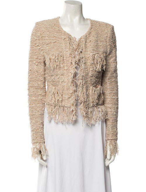 Balmain Tweed Tweed Pattern Evening Jacket