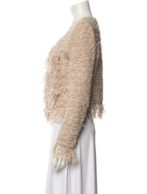 Balmain Tweed Tweed Pattern Evening Jacket