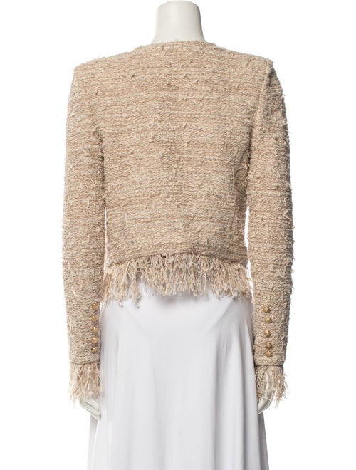 Balmain Tweed Tweed Pattern Evening Jacket