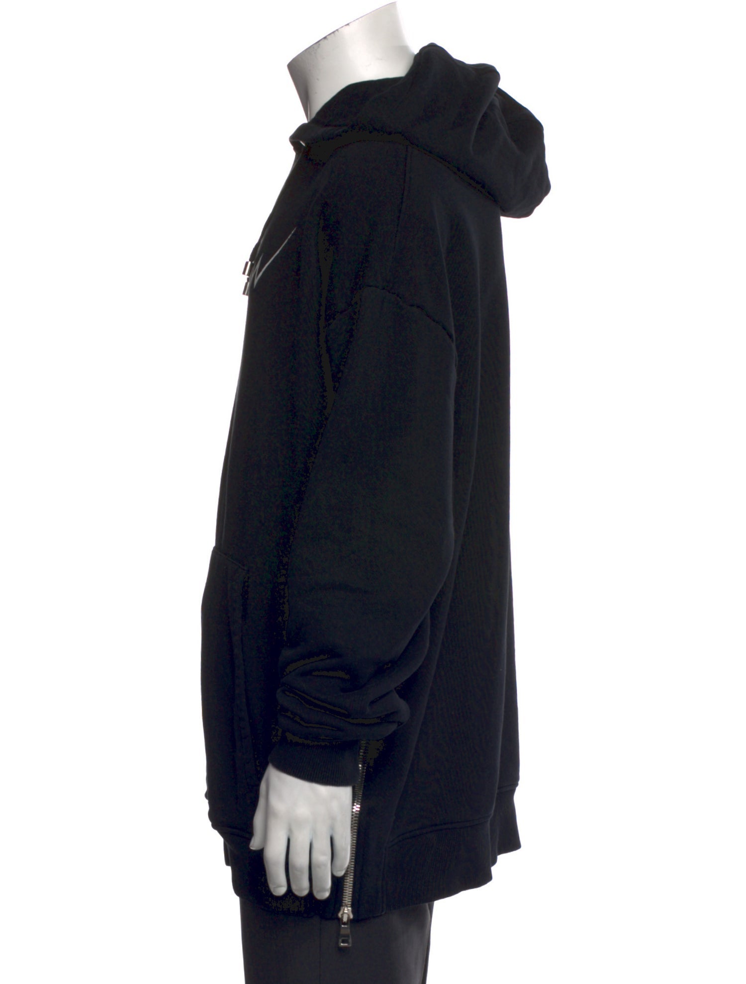 Balmain Graphic Print Crew Neck Hoodie