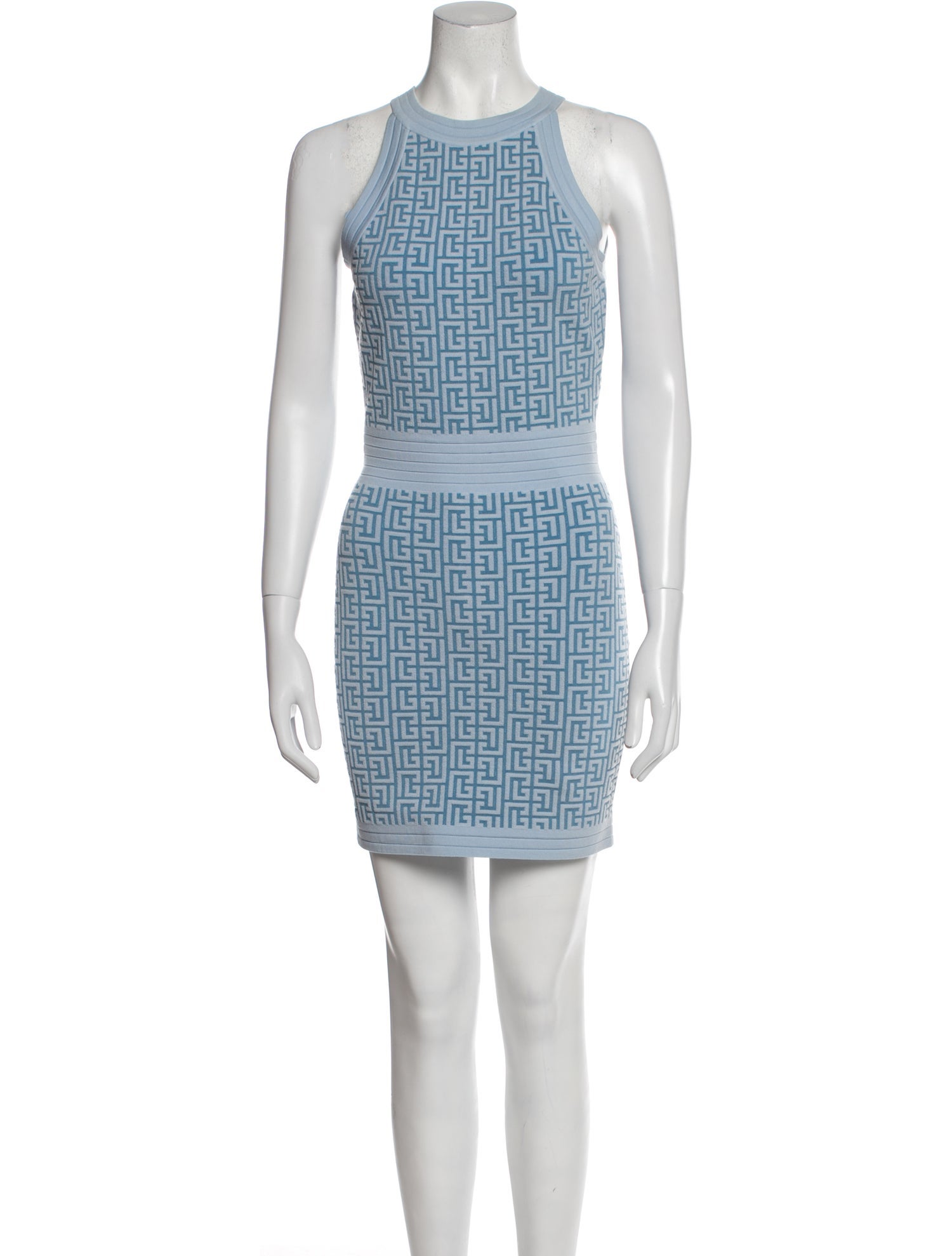 Balmain Printed Mini Dress