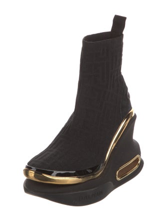 Balmain Patterned Sock Boots