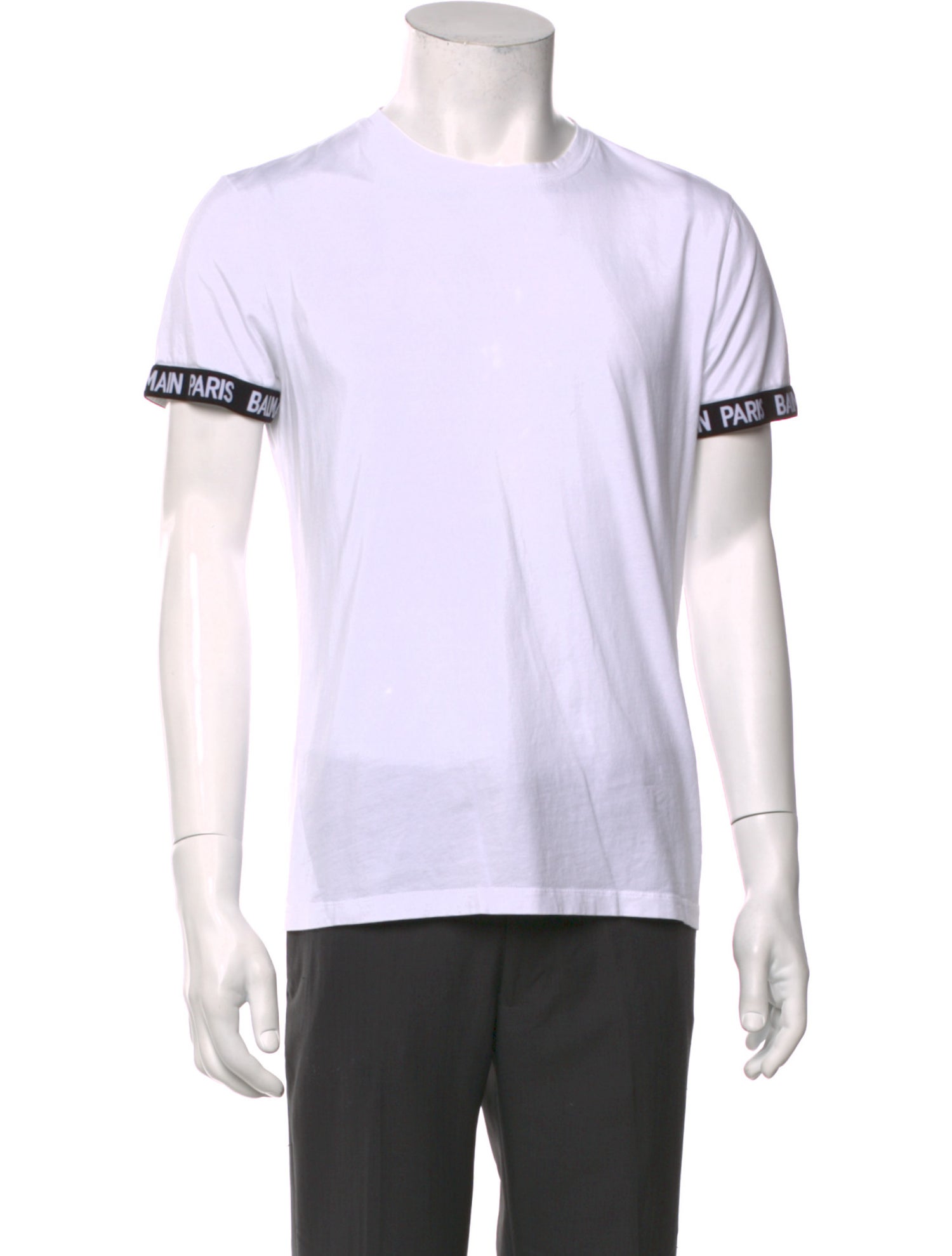 Balmain Printed Crew Neck T-Shirt