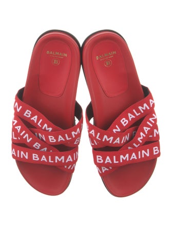 Balmain Rubber Printed Slides