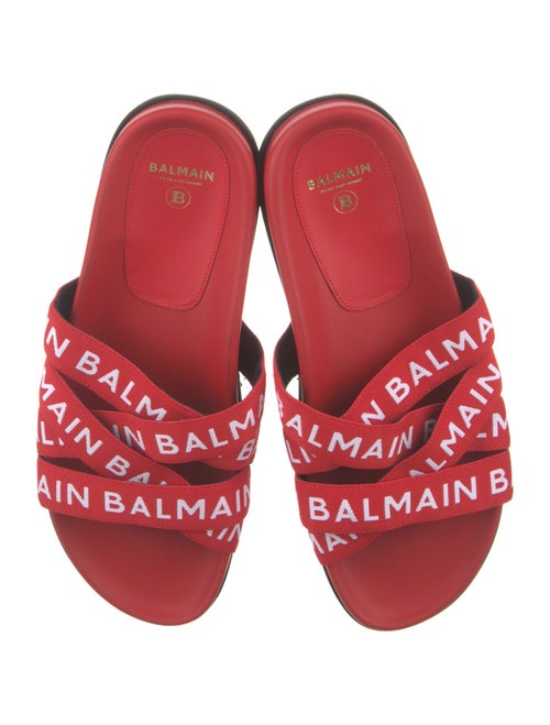 Balmain Rubber Printed Slides