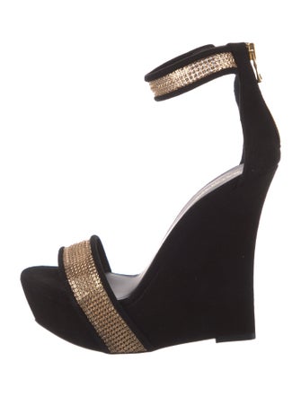 Balmain Suede Sandals