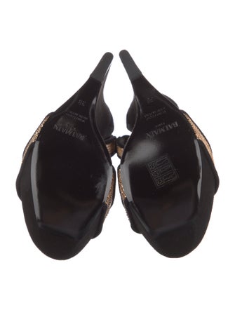 Balmain Suede Sandals