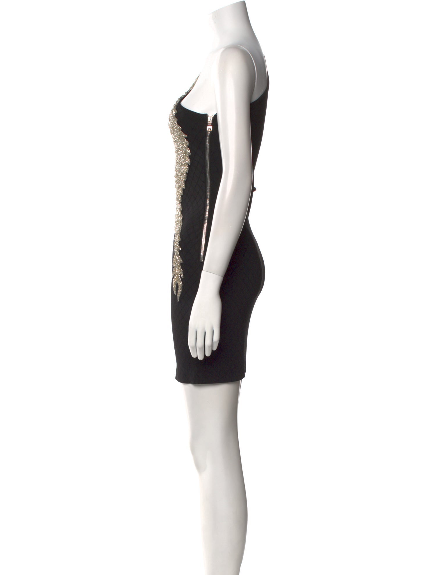 Balmain One-Shoulder Mini Dress