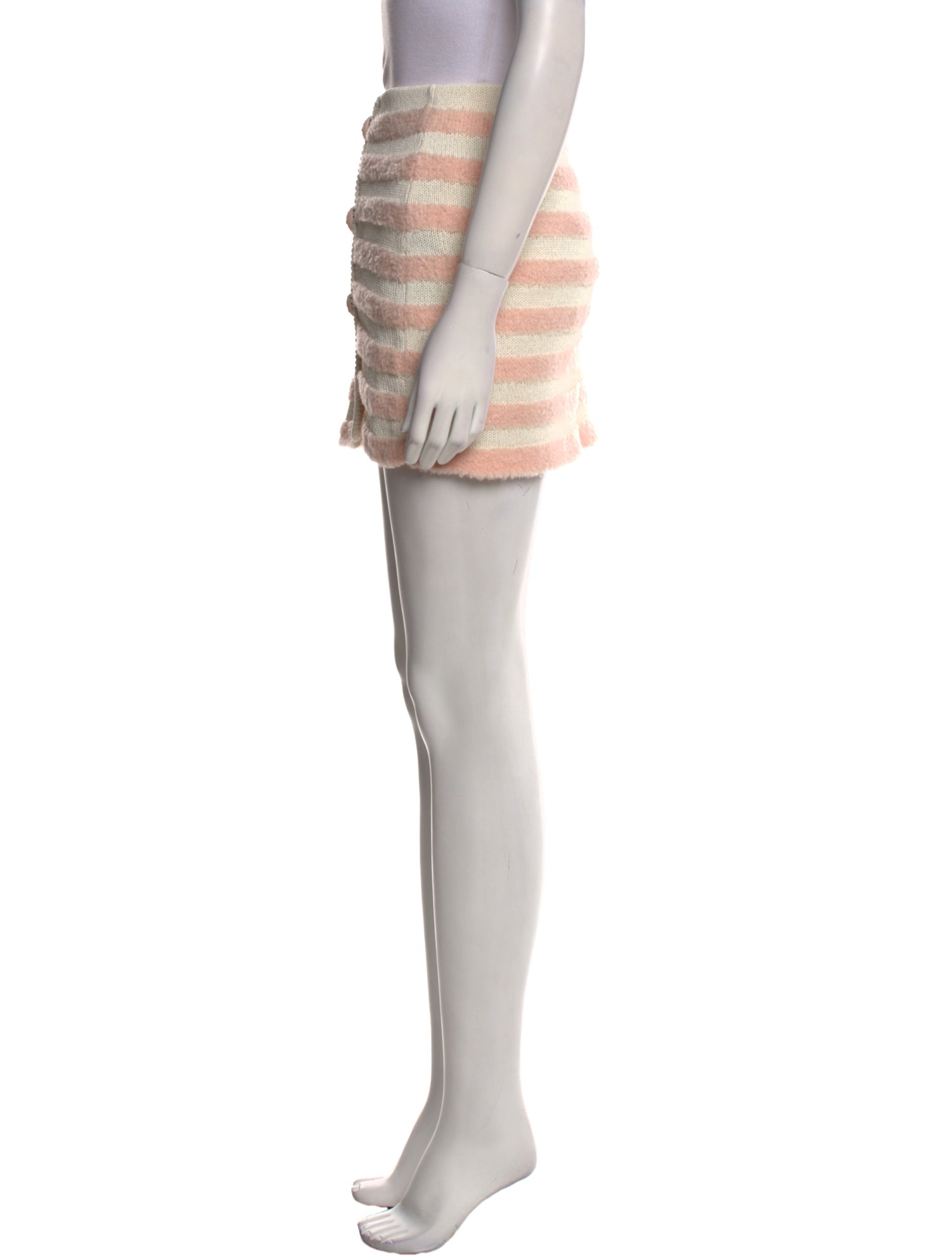 Balmain Virgin Wool Mini Skirt