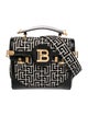 Balmain Canvas Top Handle Bag