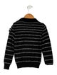 Balmain Toddler Girls' Virgin Wool Striped Sweater