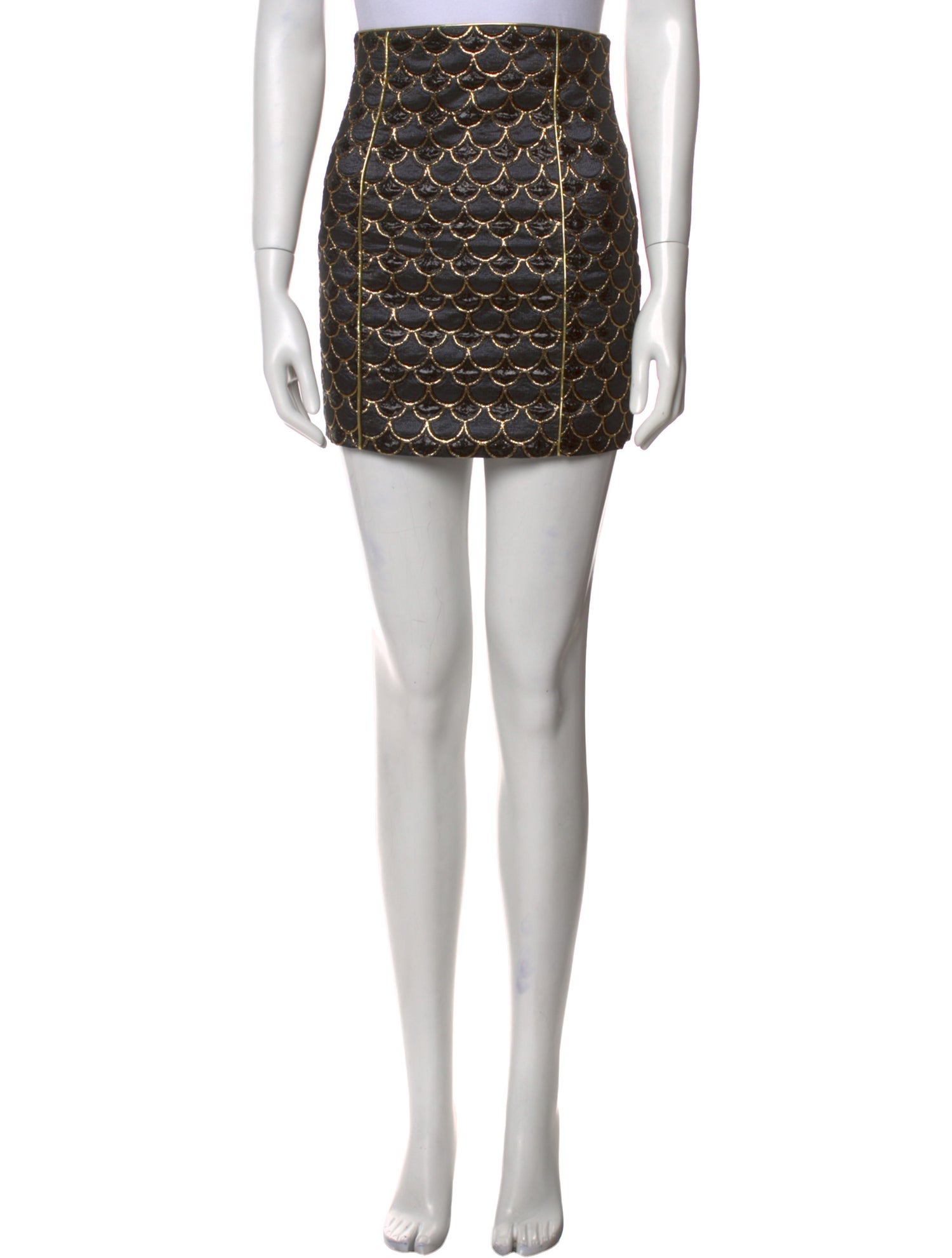 Balmain Printed Mini Skirt