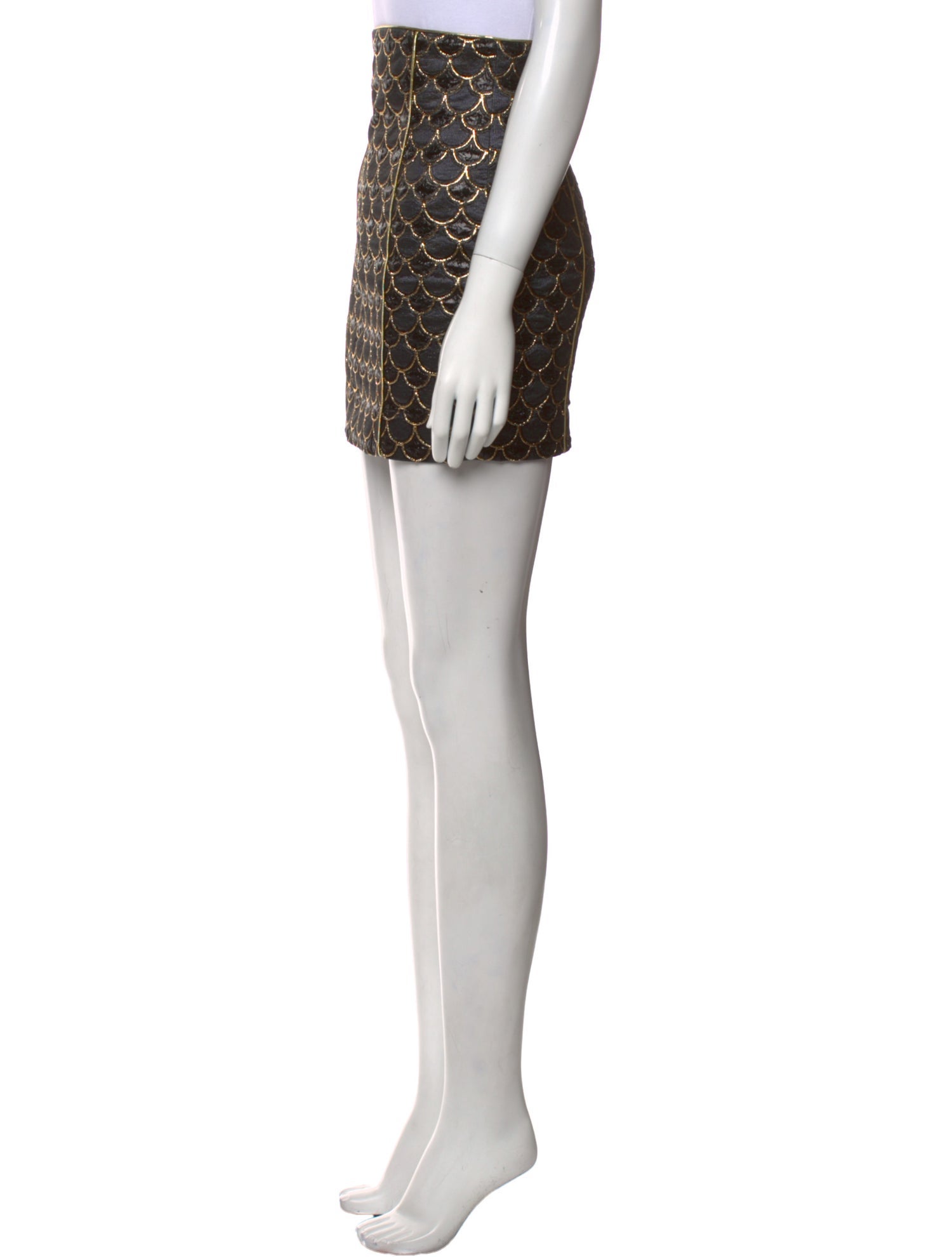 Balmain Printed Mini Skirt