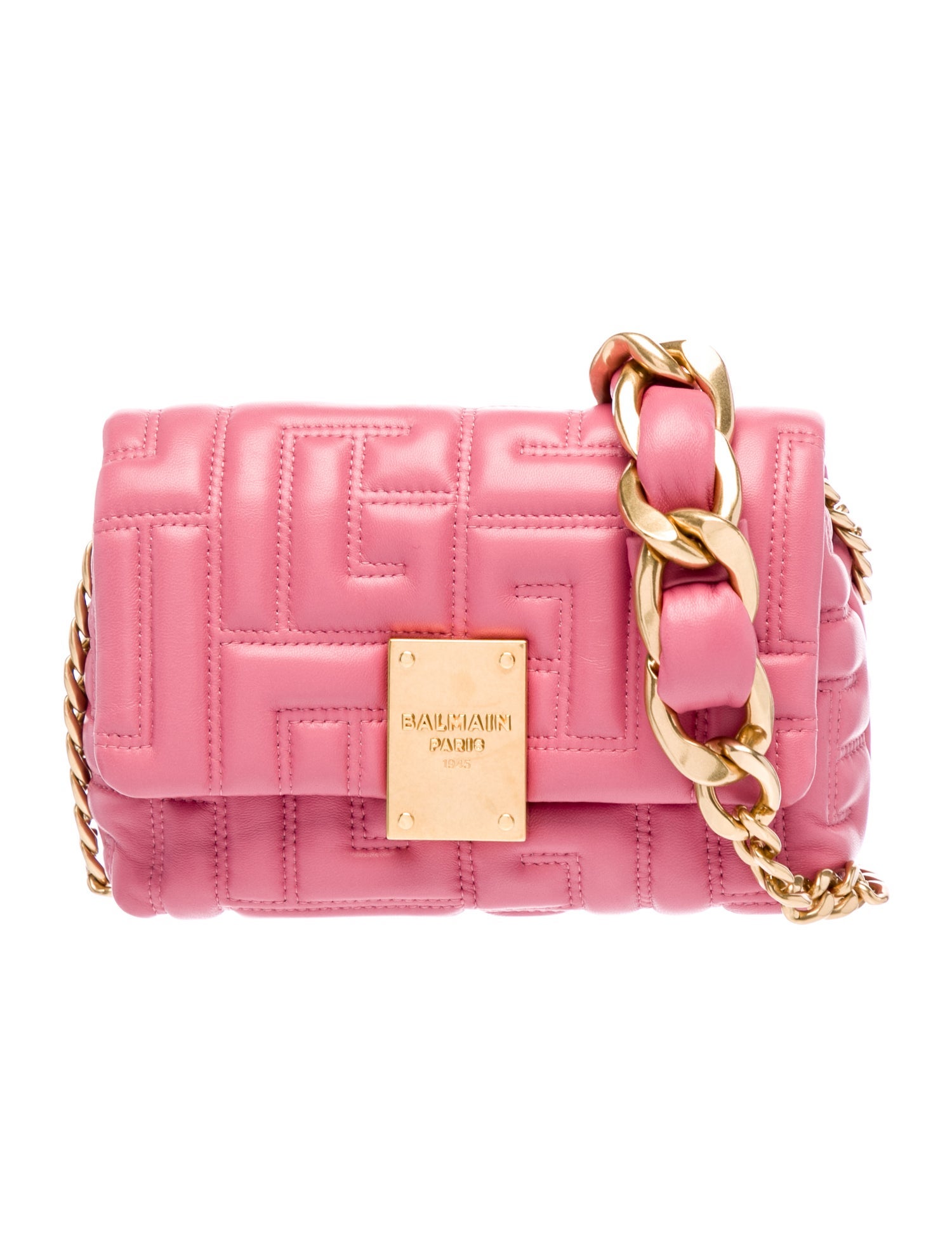 Balmain Leather Clutch w/ Tags