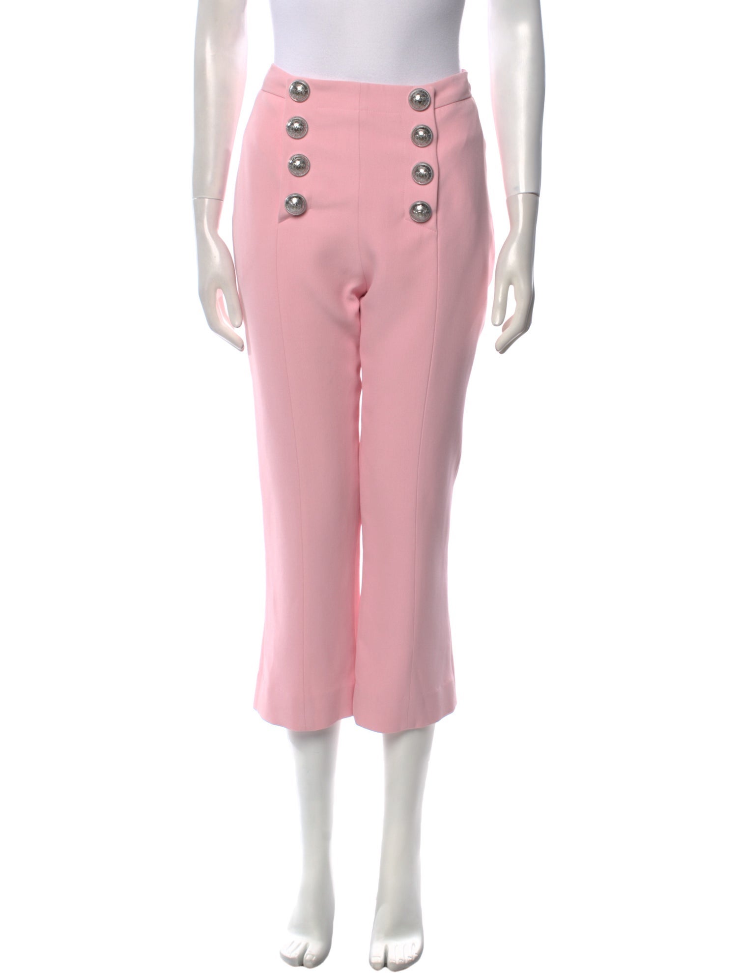 Balmain Wool Straight Leg Pants