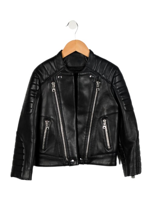 Balmain Boys' Leather Jacket