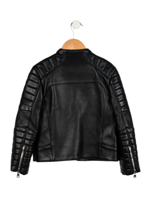 Balmain Boys' Leather Jacket