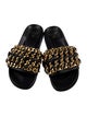 Balmain Leather Slides