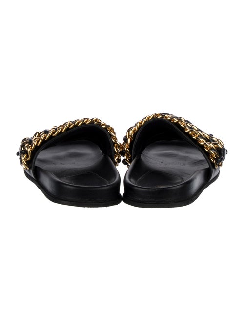 Balmain Leather Slides