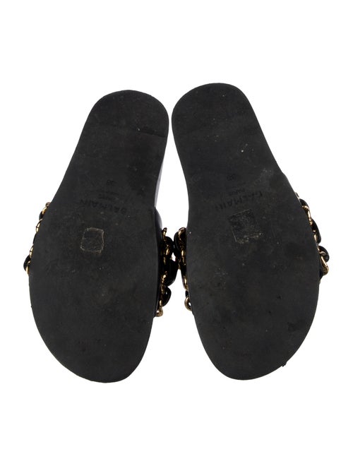 Balmain Leather Slides