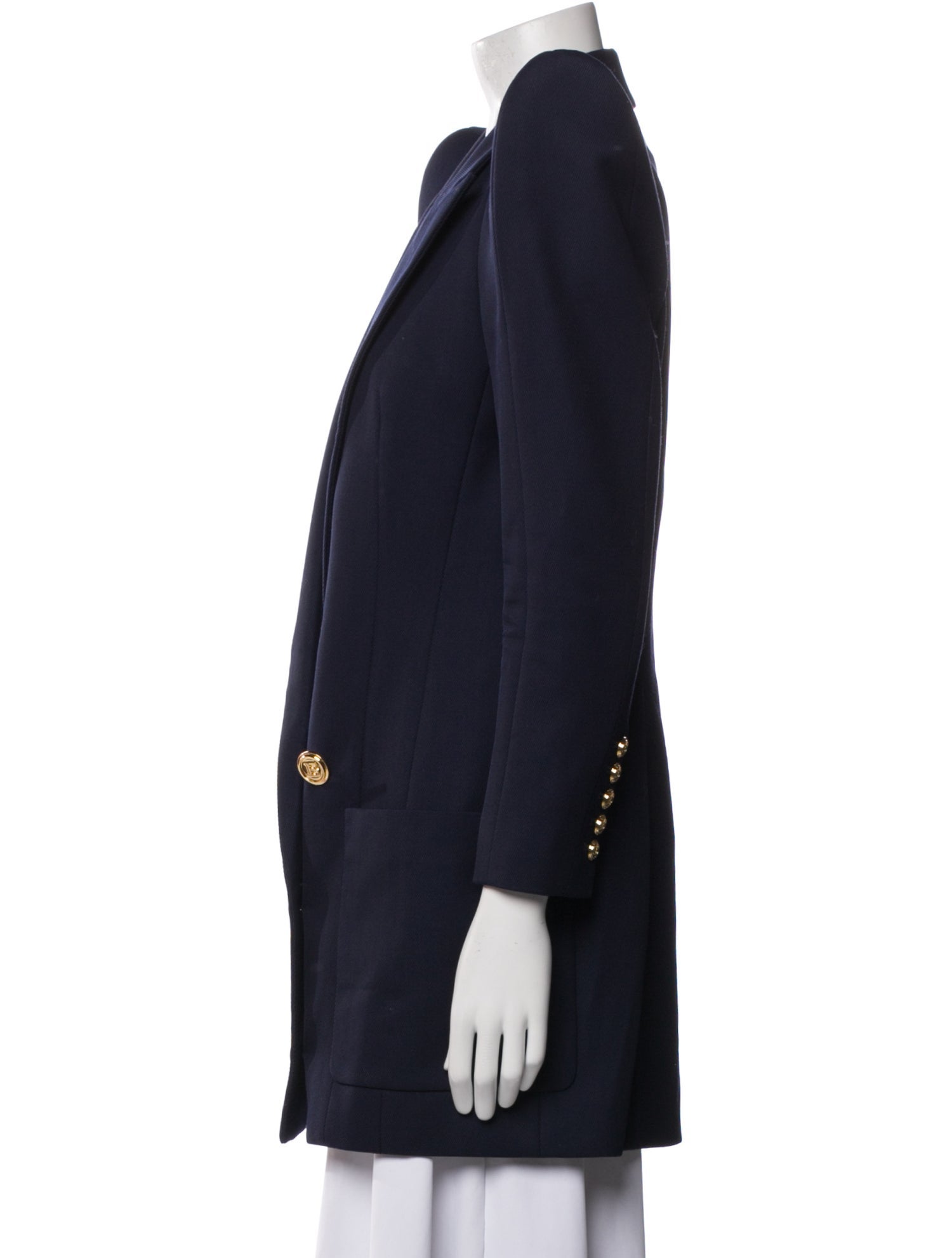 Balmain Virgin Wool Coat