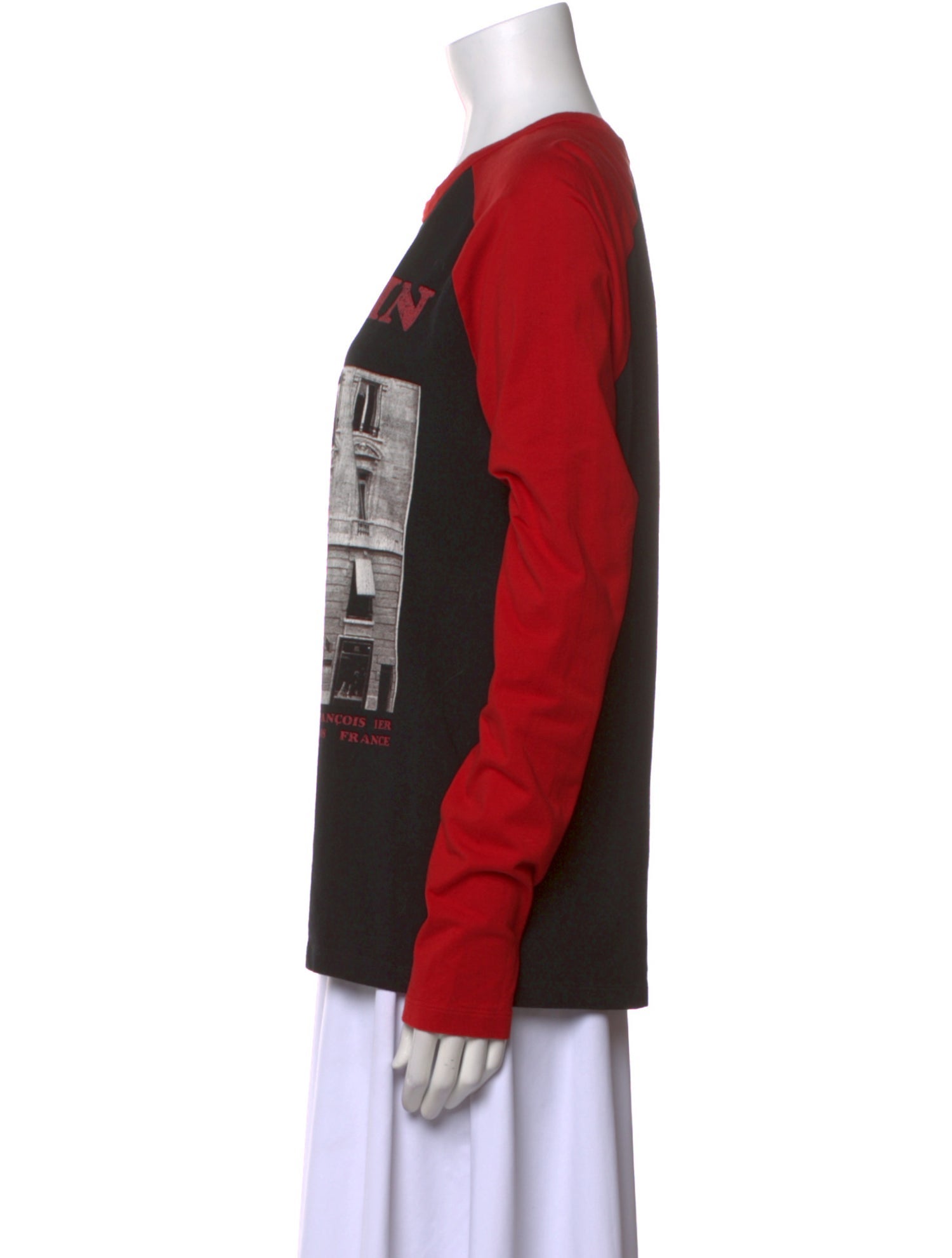 Balmain Graphic Print Crew Neck Sweatshirt