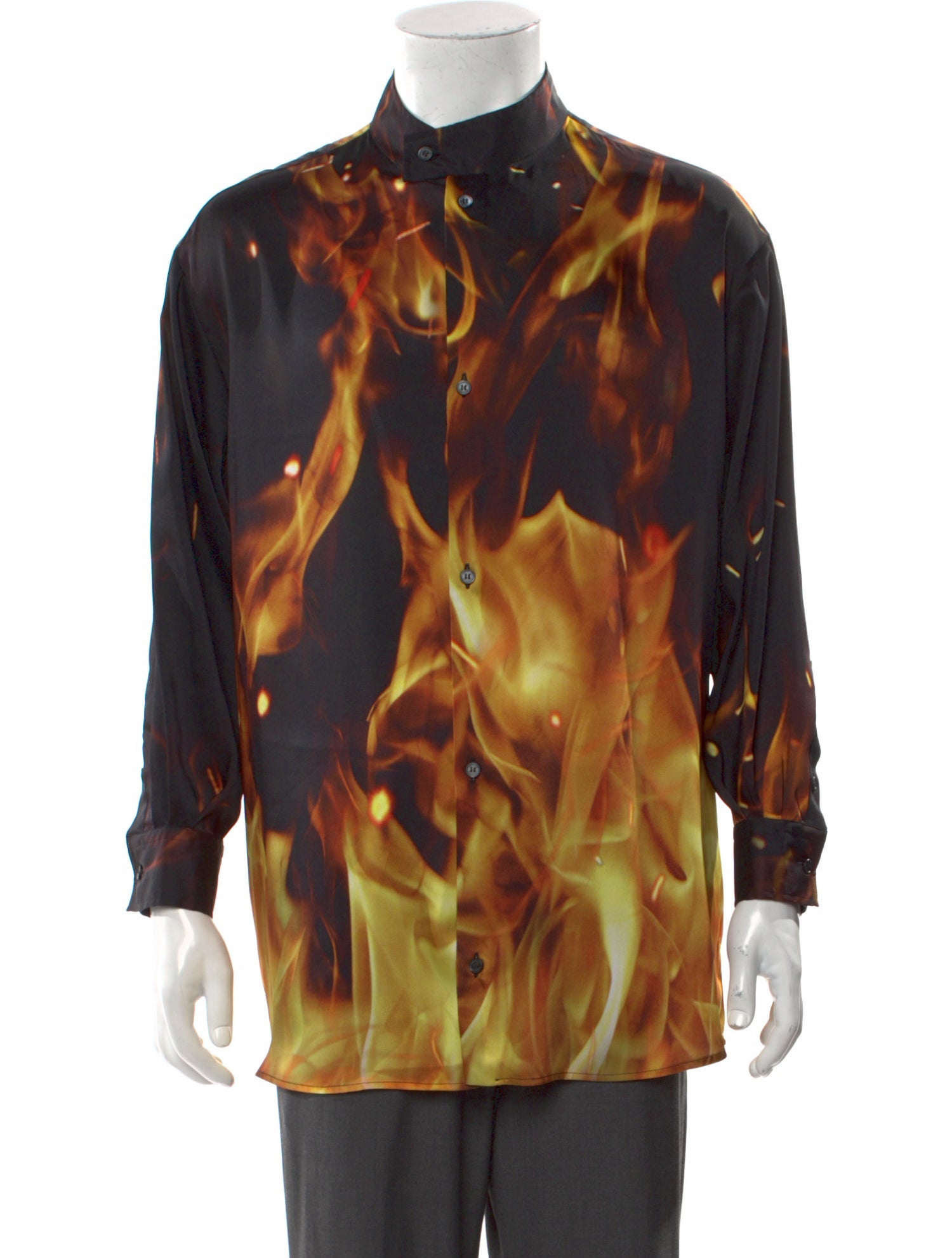 Balmain Printed Long Sleeve Shirt