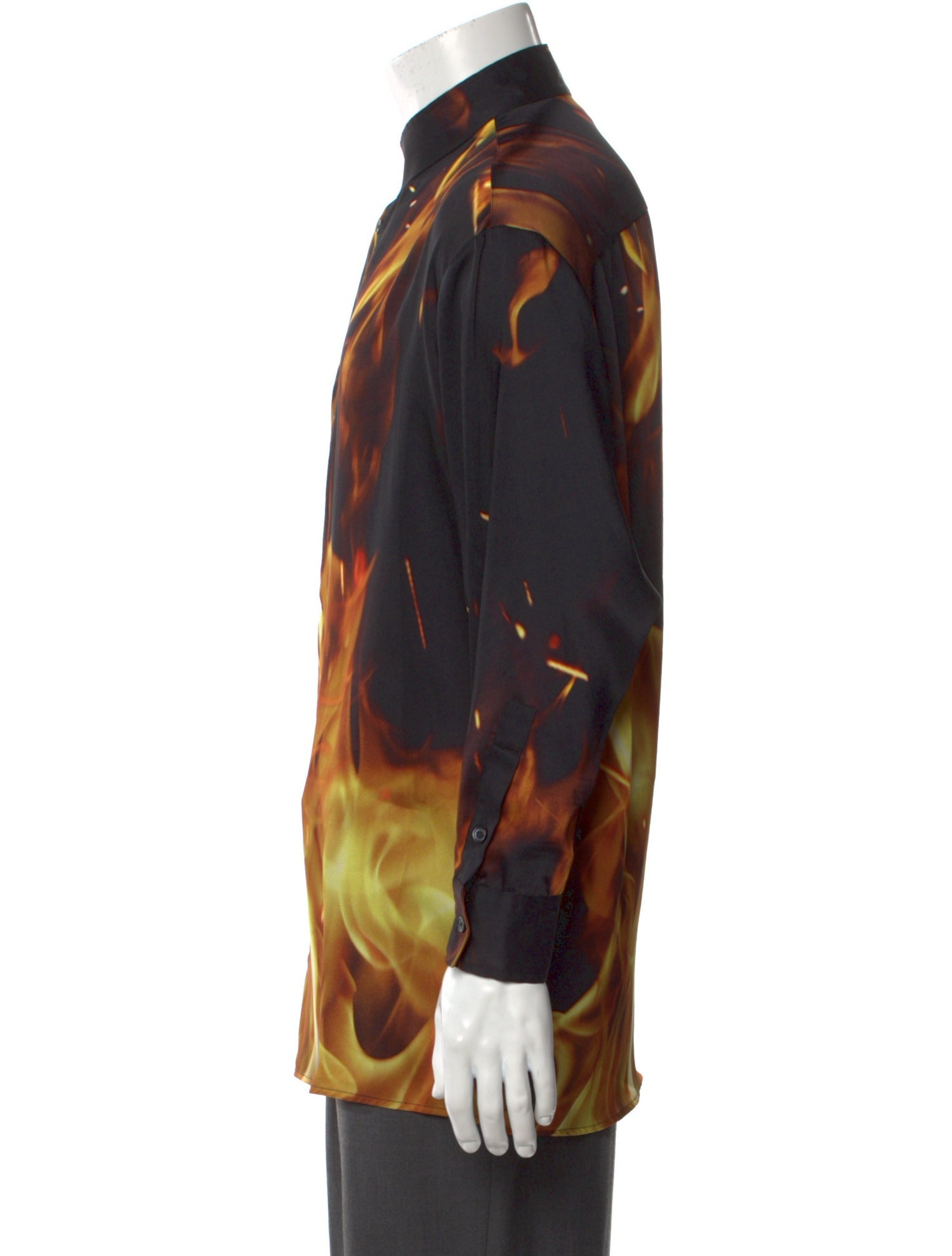 Balmain Printed Long Sleeve Shirt