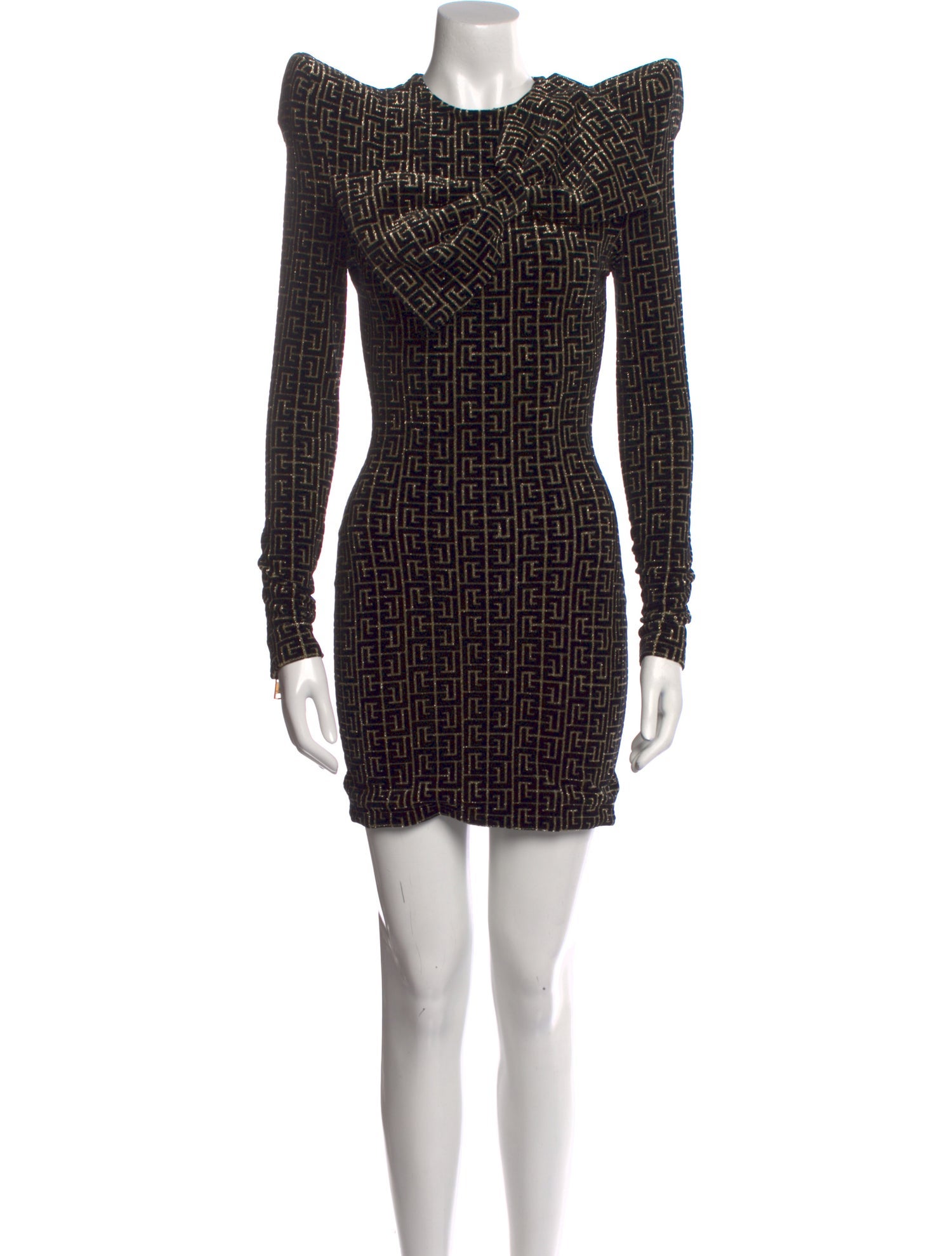 Balmain Printed Mini Dress