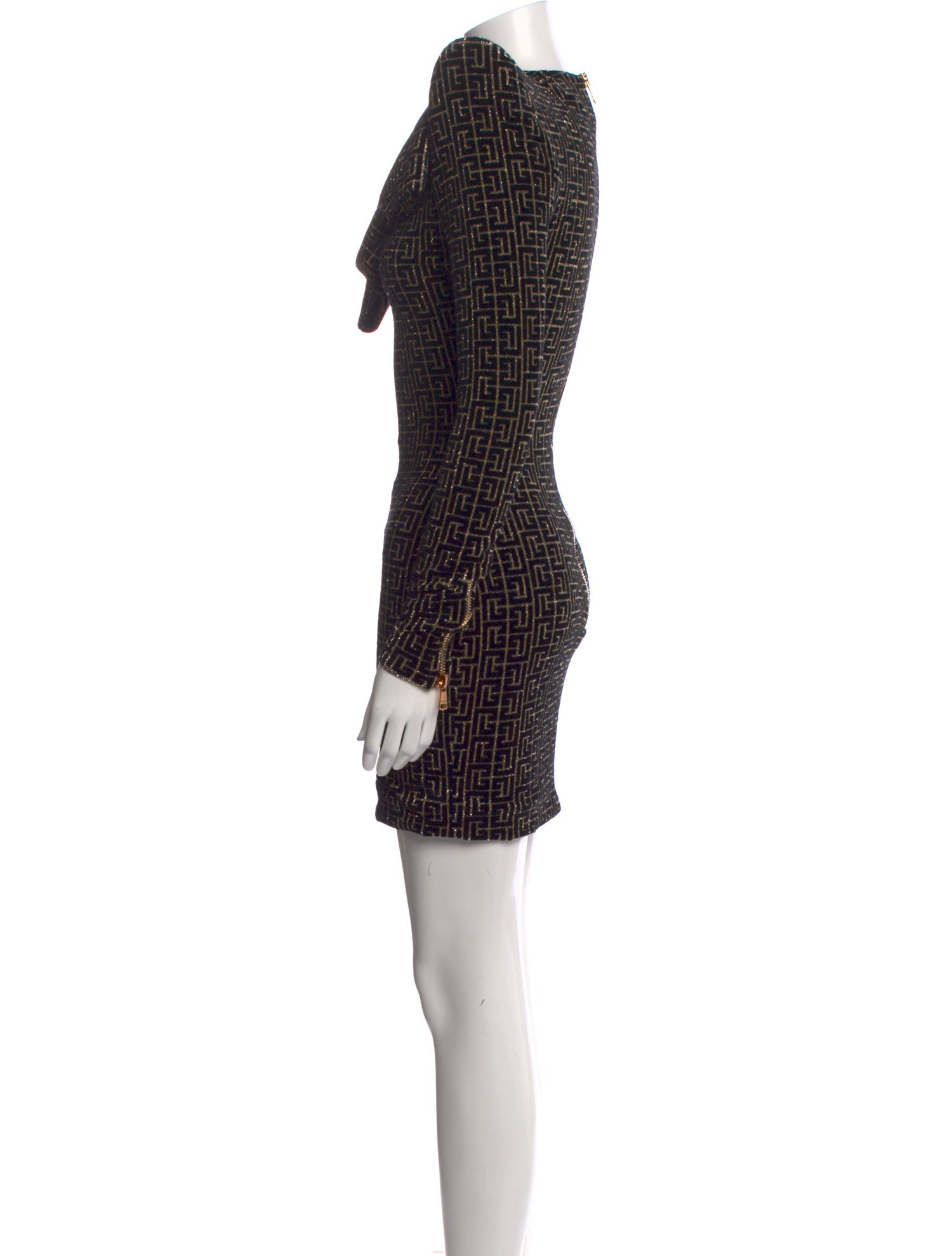 Balmain Printed Mini Dress