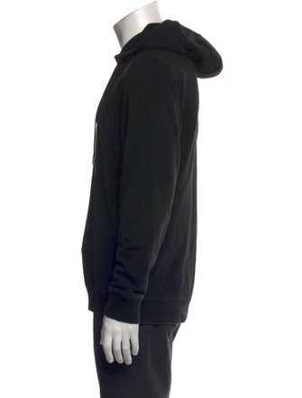 Balmain Graphic Print Crew Neck Hoodie