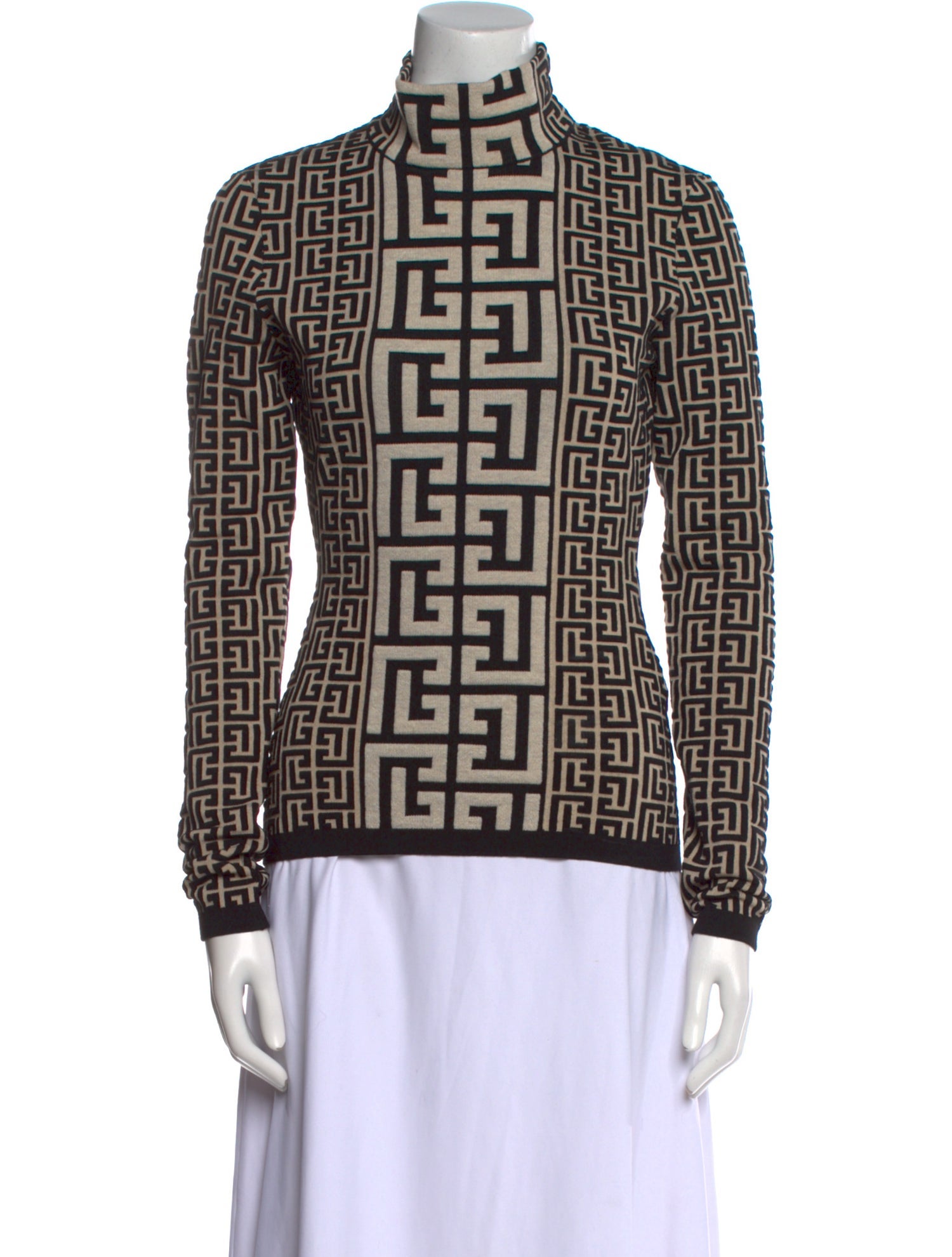 Balmain Wool Printed Top