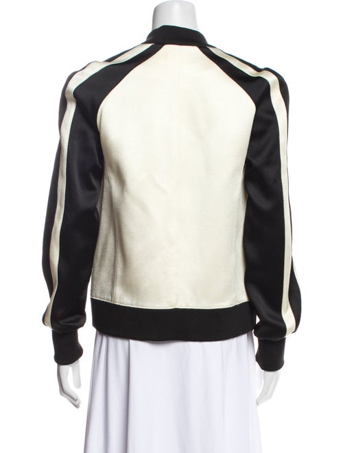 Balmain Colorblock Pattern Bomber Jacket