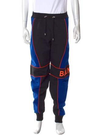 Balmain Graphic Print Joggers