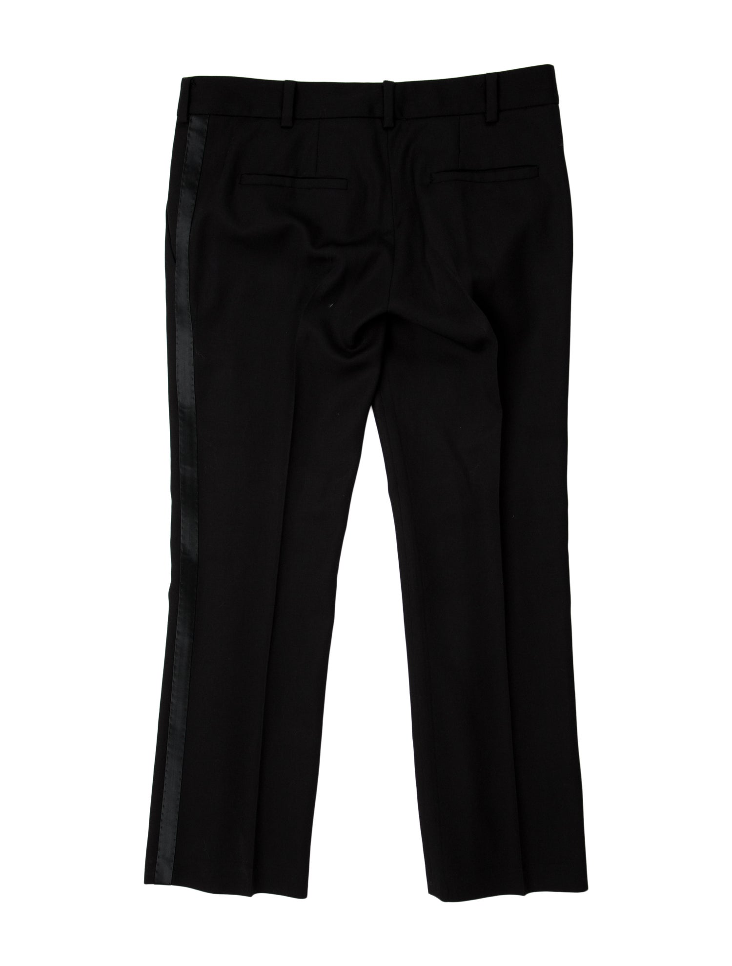 Balmain Wool Straight Leg Pants