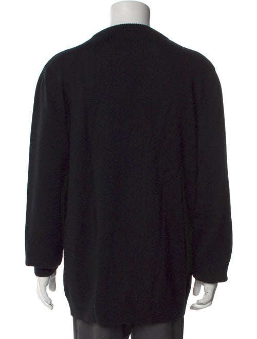 Balmain Virgin Wool Graphic Print Pullover