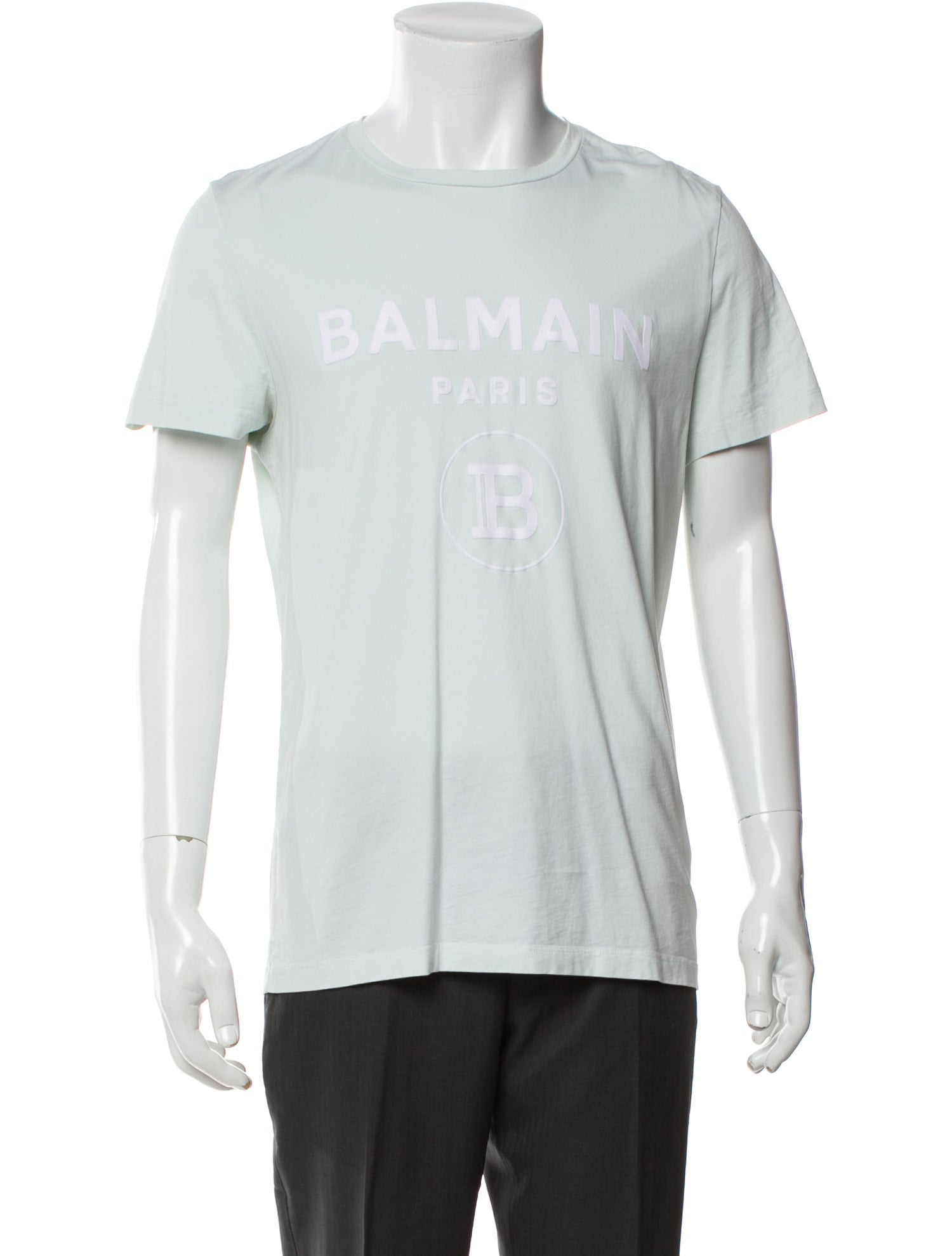 Balmain Graphic Print Crew Neck T-Shirt