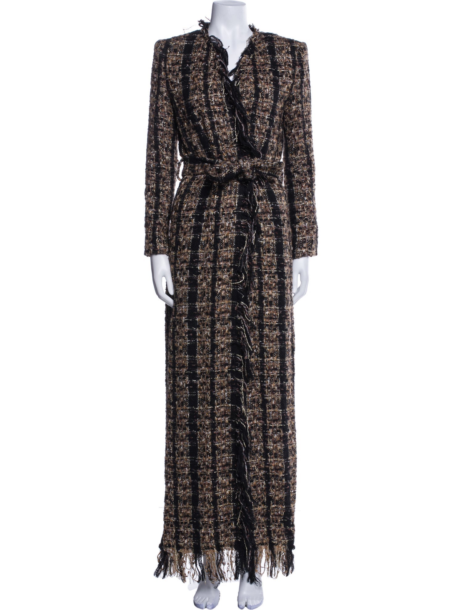 Balmain Printed Peacoat