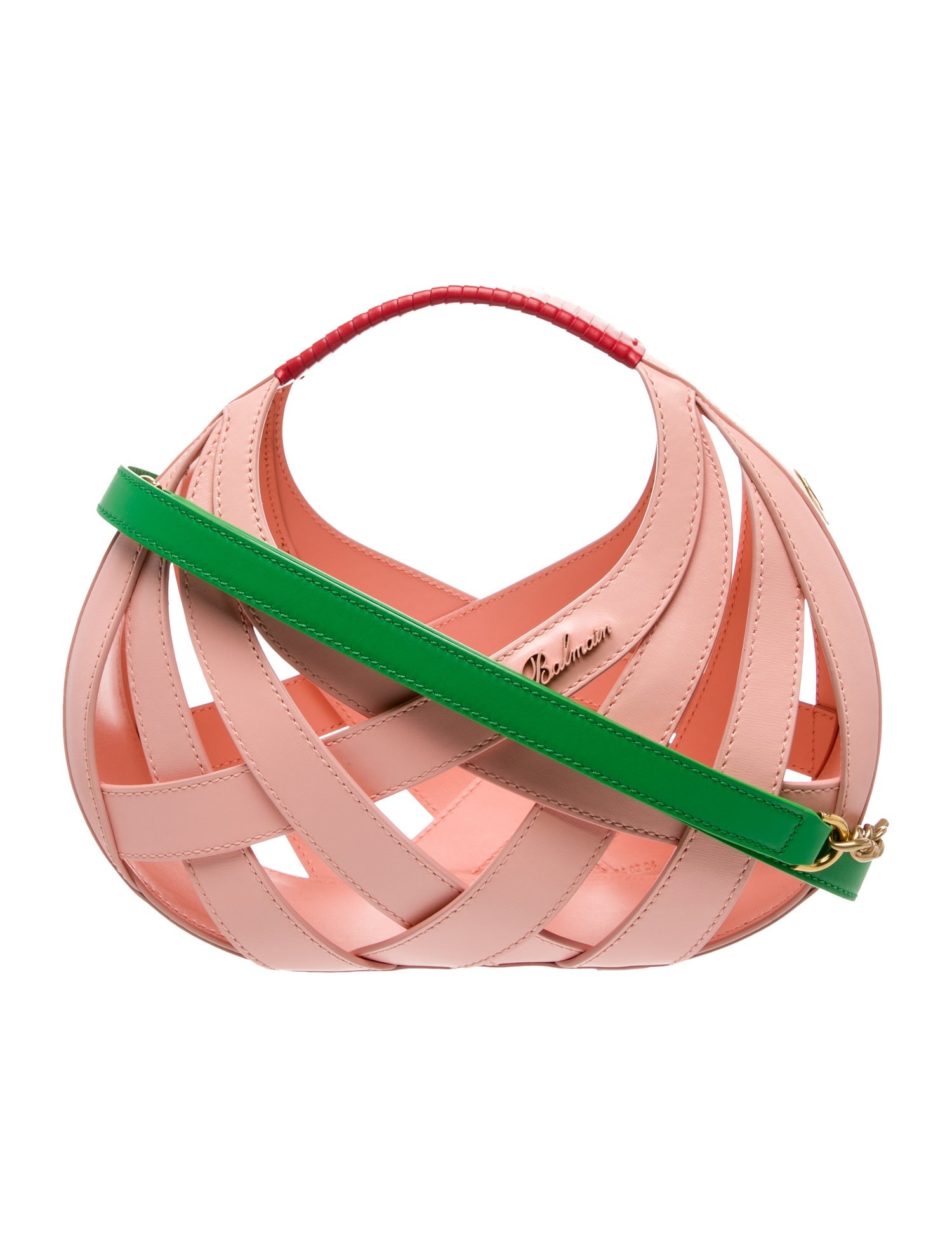 Balmain Leather Shoulder Bag