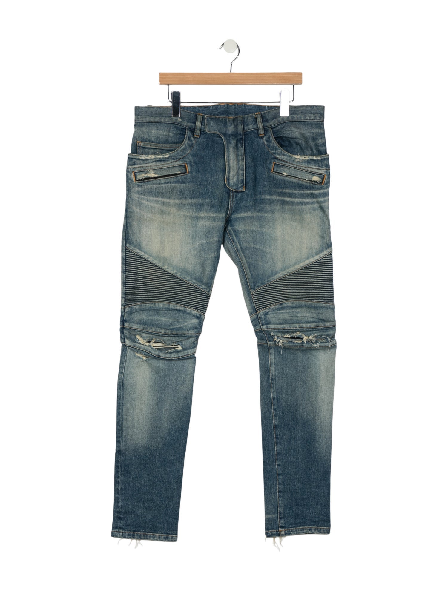 Balmain Moto Jeans