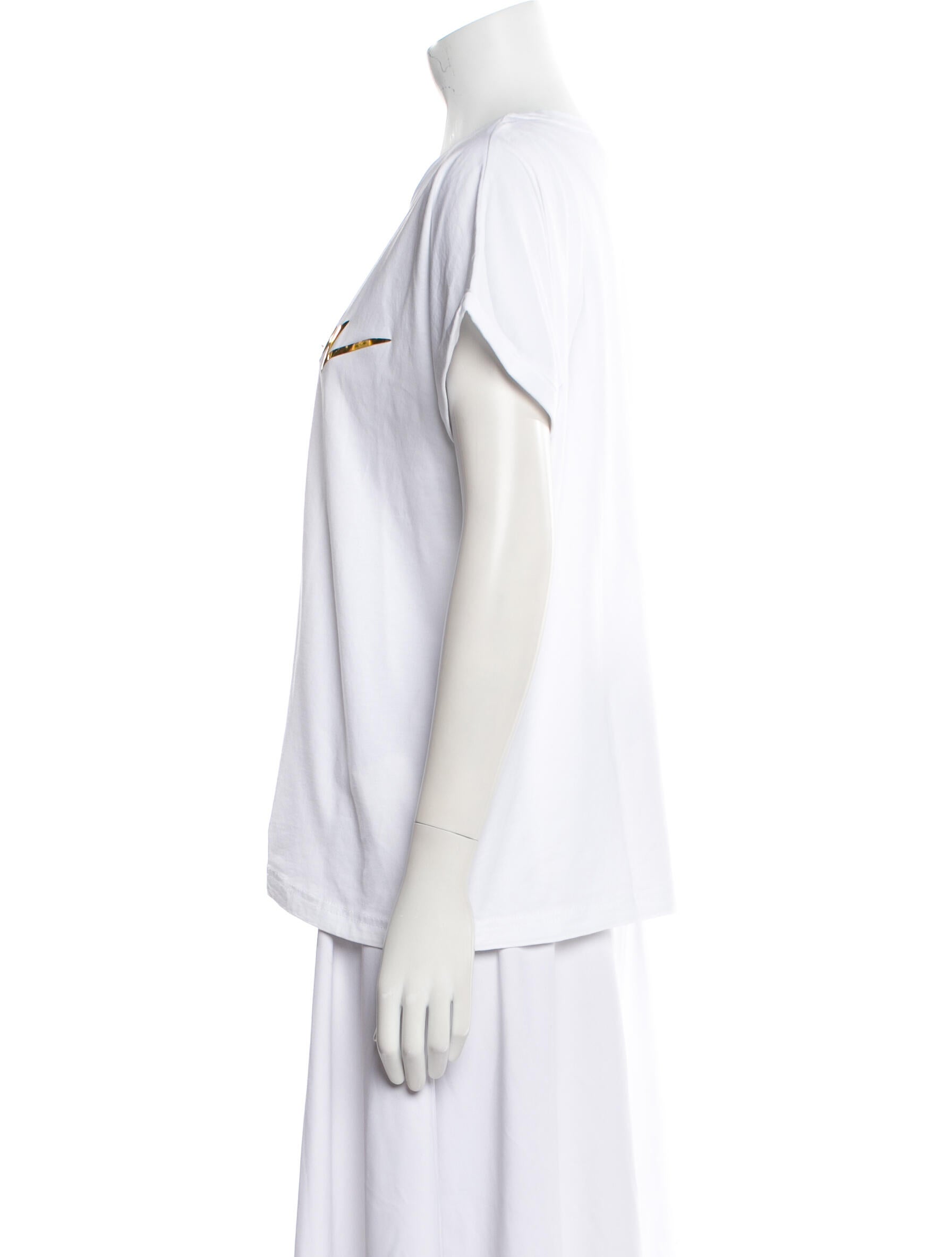 Balmain Graphic Print Crew Neck T-Shirt