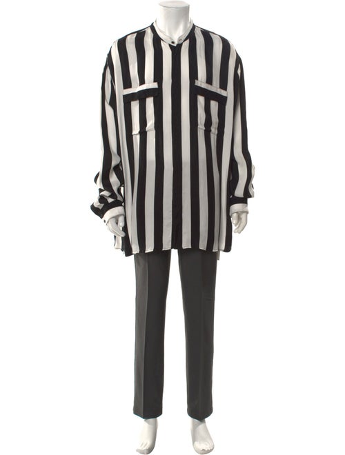 Balmain Striped Long Sleeve Shirt
