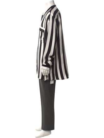 Balmain Striped Long Sleeve Shirt